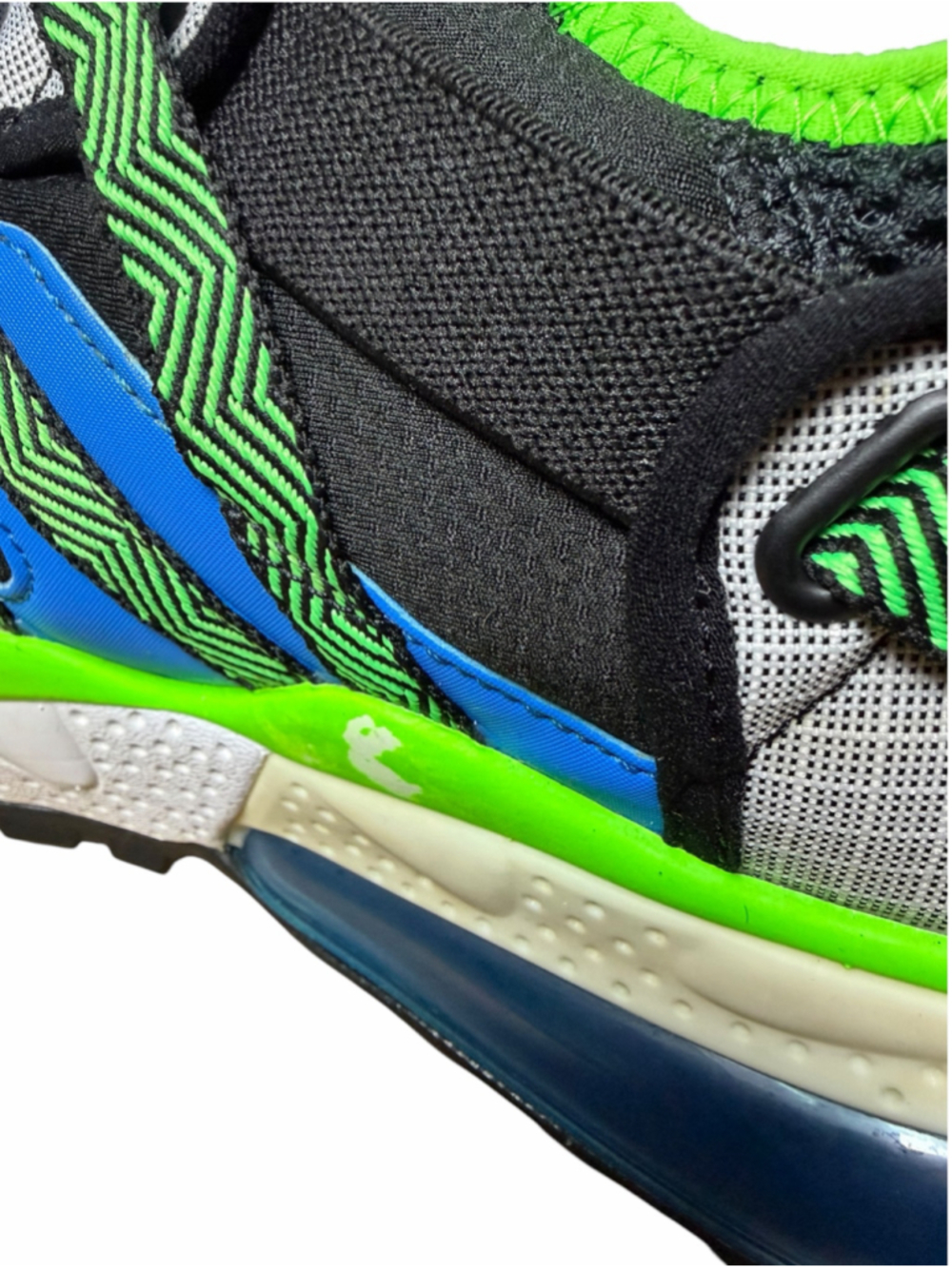 Nike Air Max 270 Bowfin Sprite Blue Green Trail Sneakers Men’s Size 9 US - Picture 8 of 11